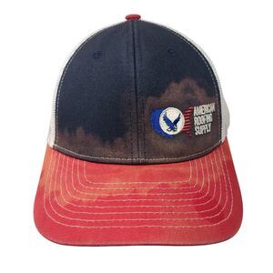 American Roofing Supply Snapback Trucker Hat Multi One Size Mesh Back